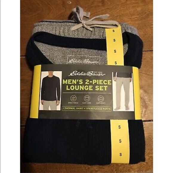 NWT Eddie Bauer Mens 2 Piece Lounge Size S - Picture 3 of 5